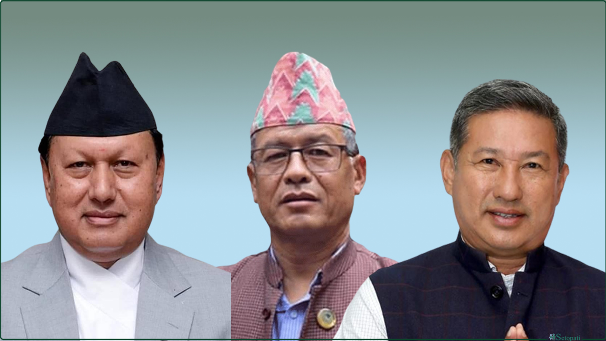 मोहन, धनराज र डिगबहादुर। फाइल तस्बिर।